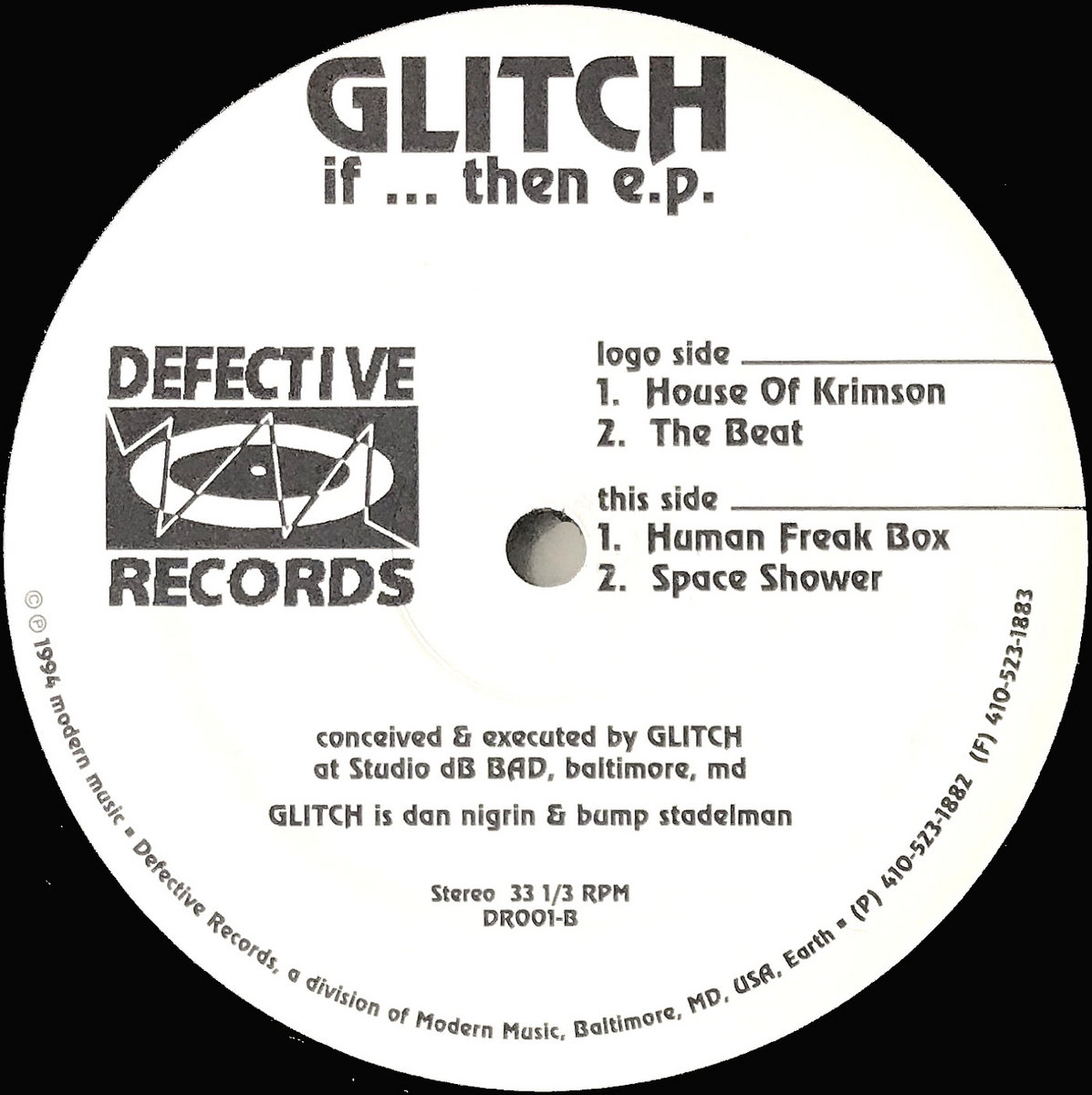 Human Freak Box | Glitch | Defective Records