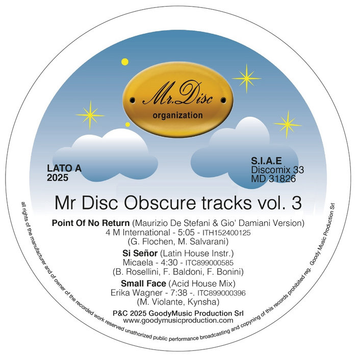 Mr Disc Obscure tracks vol. 3 | 4 M International, Micaela, Erika ...