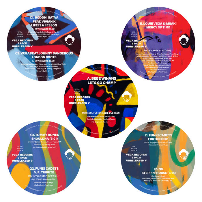 Vega Records 5 Pack Unreleased V | Louie Vega