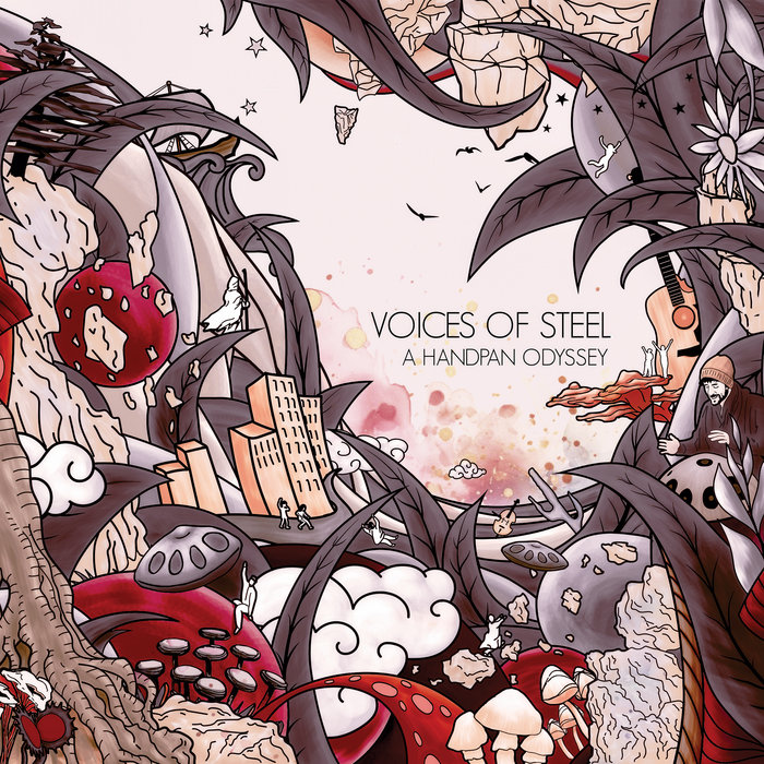 Pochette de Voices of Steel - A Handpan Odyssey par Tom Vaylo