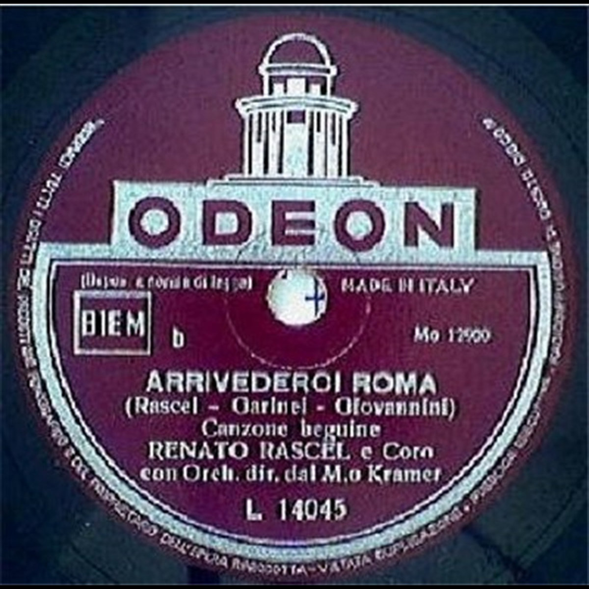 Sole De Roma Arrivederci Roma | Renato Rascel