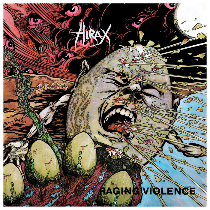 Raging Violence Hirax Armageddon Label