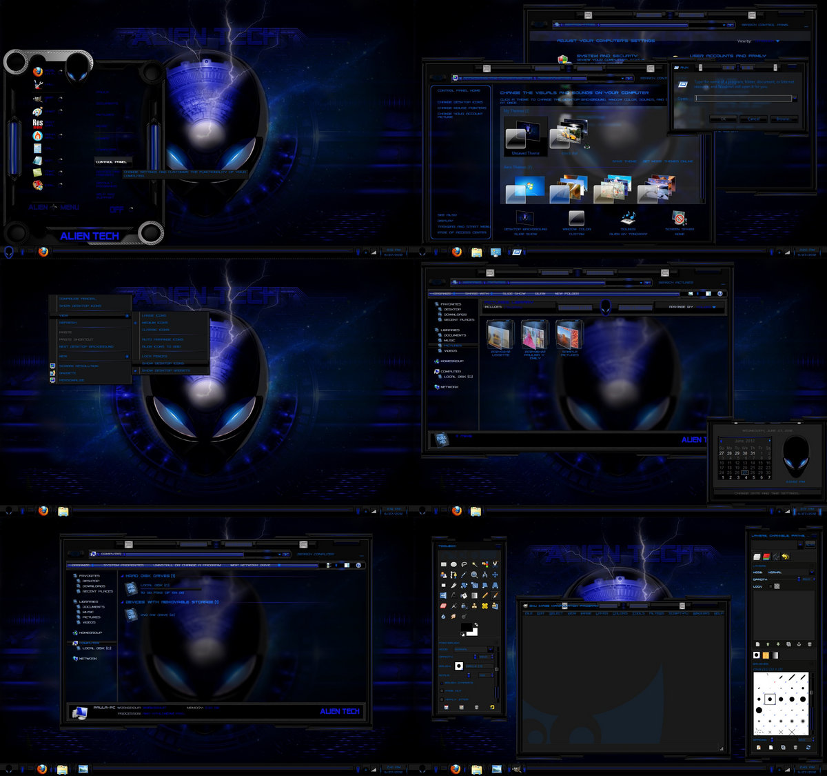 Green Alienware Theme Windows 7 Free Download | Kryappol | ertratelen