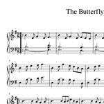 Celtic Piano Solo Sheet Music - The Butterfly