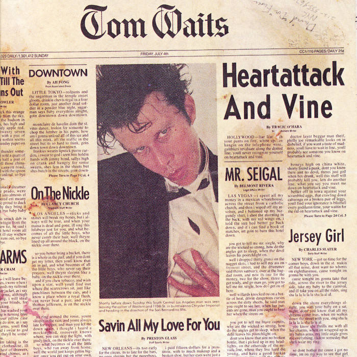 TOM WAITS　Heartattack And Vine　トム・ウェイツ　CD/AH