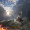 Une voile déchirée