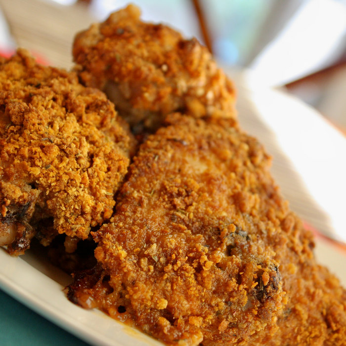 Fried Chicken Recipe Using Flour And Egg Dredge Octavbene