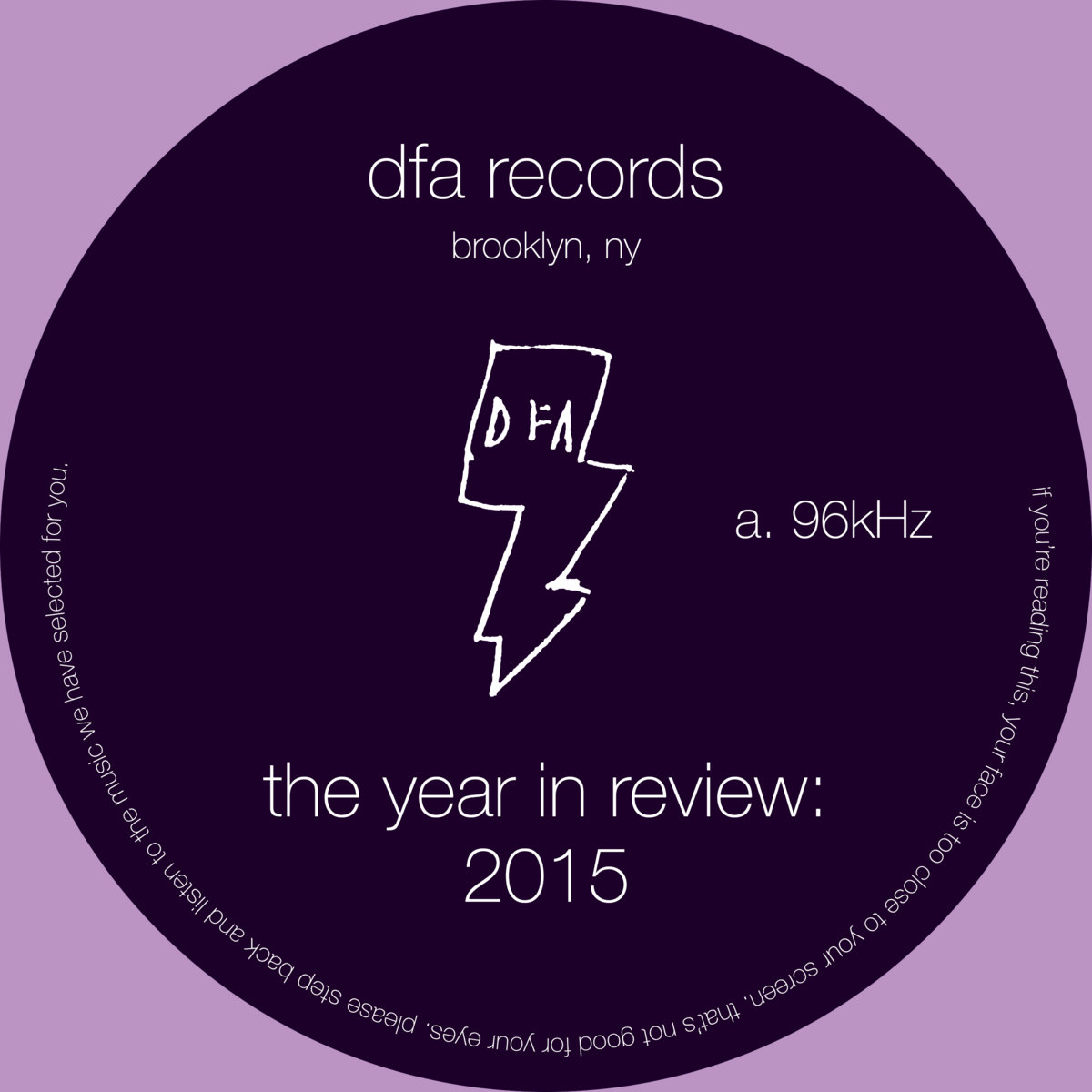 Black Leotard Front - Casual Friday | DFA Records / Comps