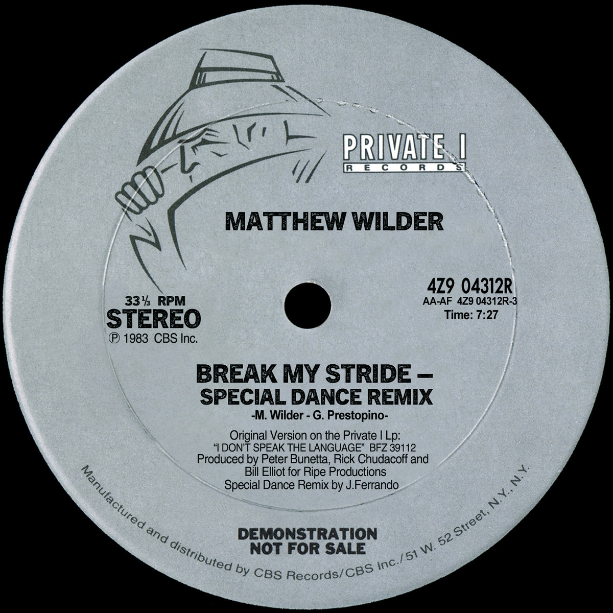 Ain T Nothing Gonna Break My Stride Matthew Wilder Matthew Wilder - Break My Stride (Special Dance Remix) | Jose Ferrando