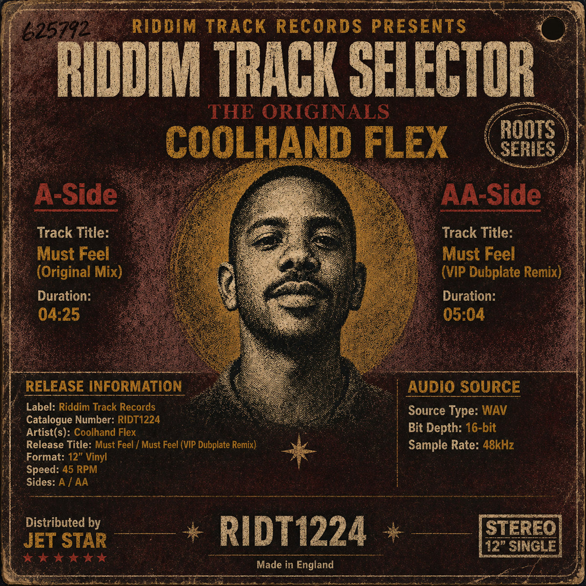 Coolhand Flex - Must Feel / Must Feel (VIP Dubplate Remix