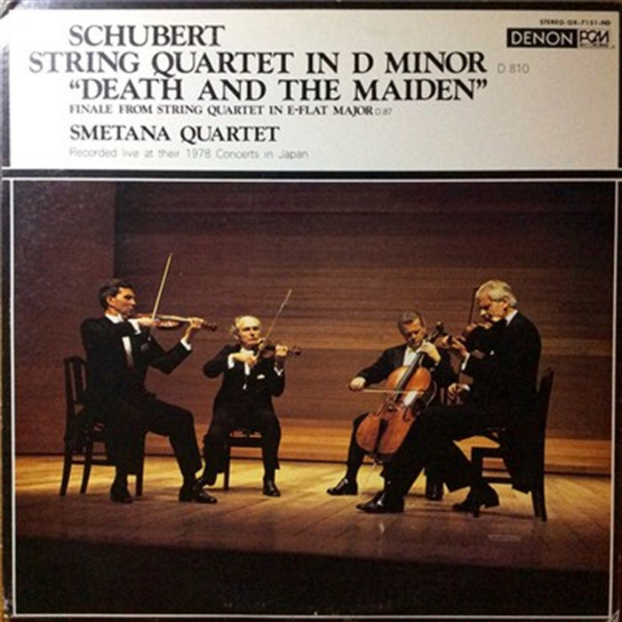 Schubert String Quartets No 14 Death And The Maiden No 10 Allegro ...
