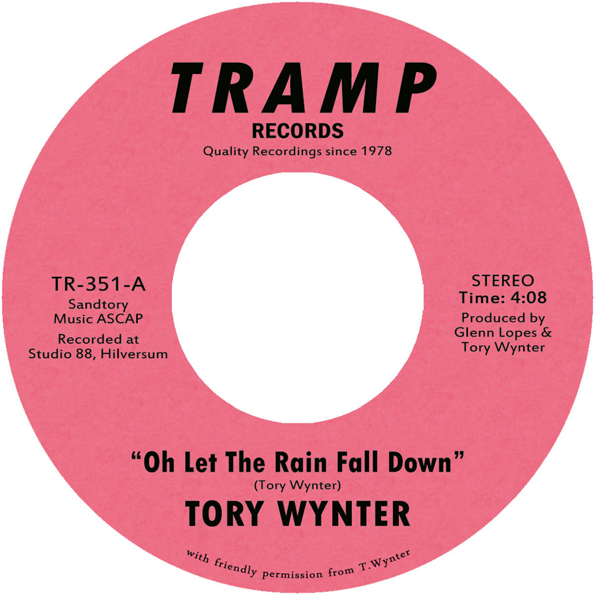 Oh Let The Rain Fall Down | TORY WYNTER | Tramp Records 45s
