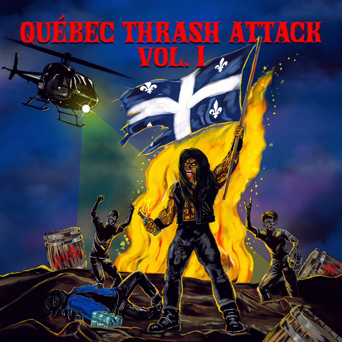邦楽 V.A / ATTACK OF 4 TRIBES Québec Thrash Attack Vol. 1 | Québec Thrash Attack | Wodos