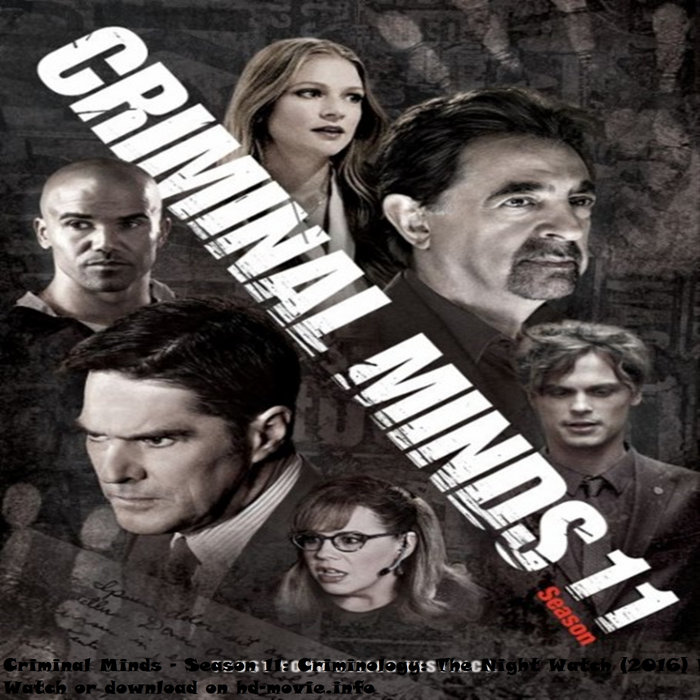 Criminal Minds Season 11 Criminology The Night Watch (2016) Watch