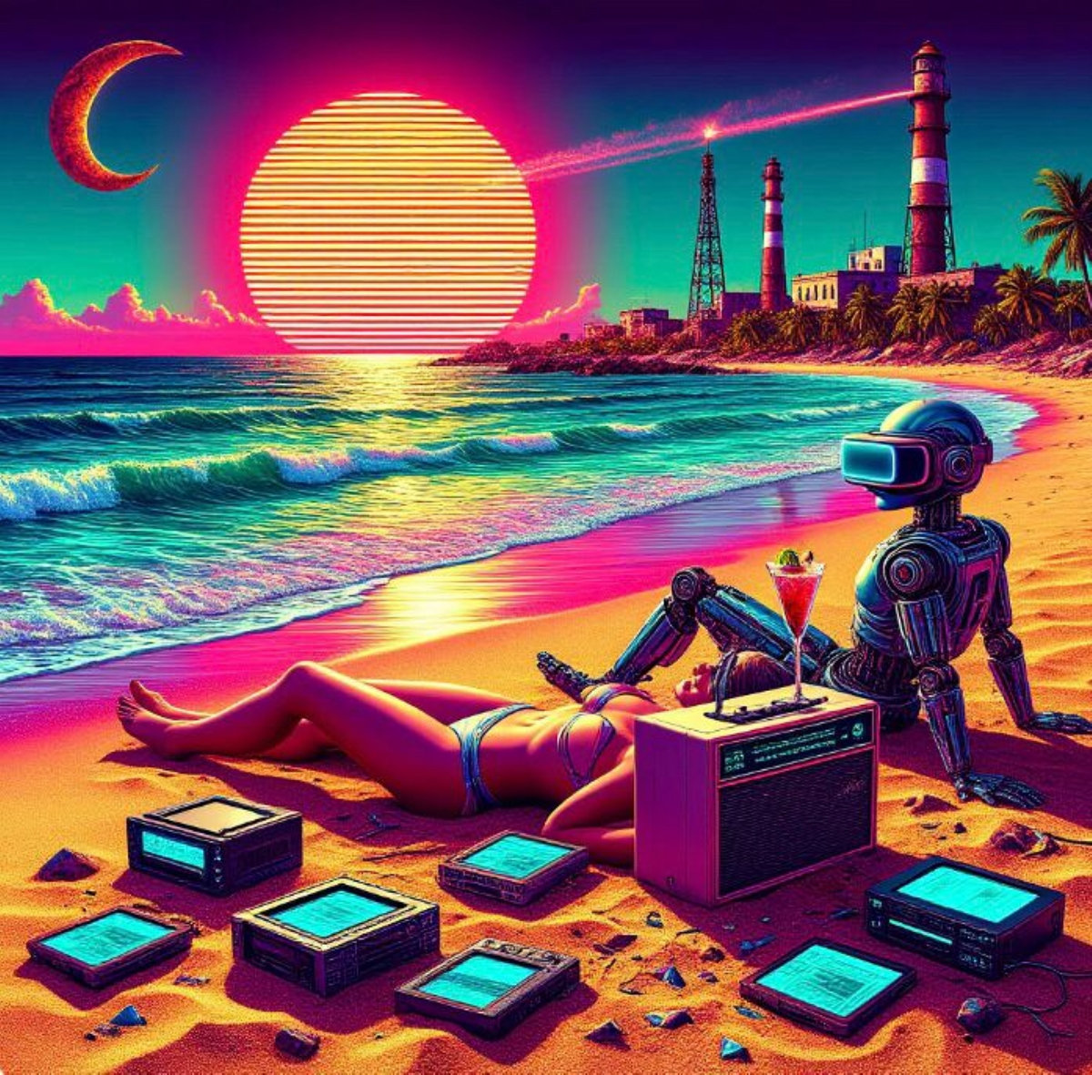 Chrome Flamingo Beach | Havana 1983