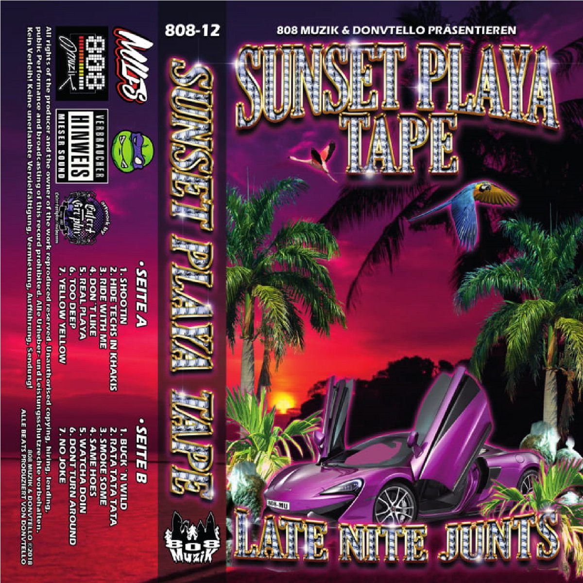 洋楽 DONVTELLO SUNSET PLAYA TAPE LP GANGSTA Donvtello - Sunset Playa Tape II (Colored Vinyl) (Vinyl LP
