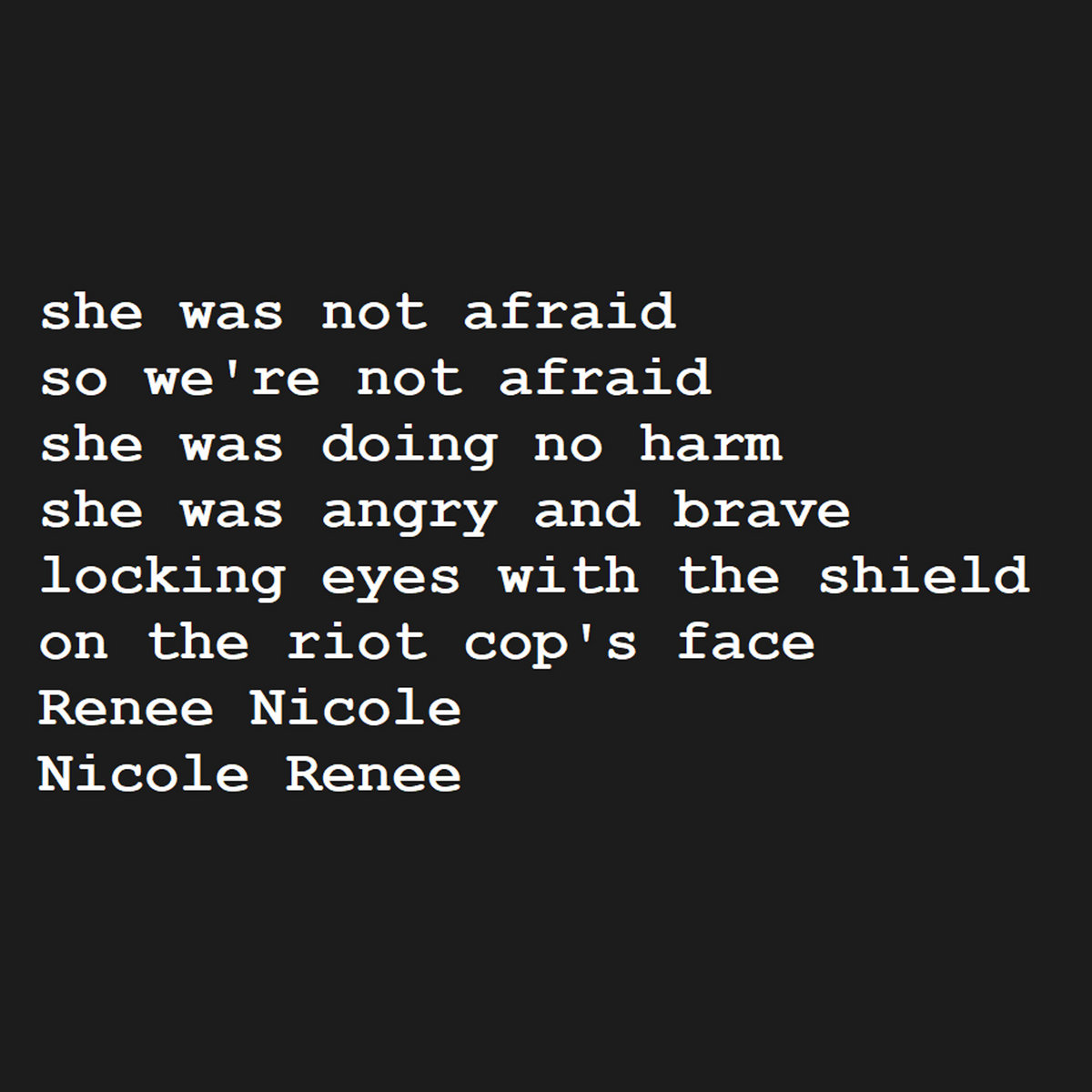 Renee Nicole Nicole Renee | Emperor X