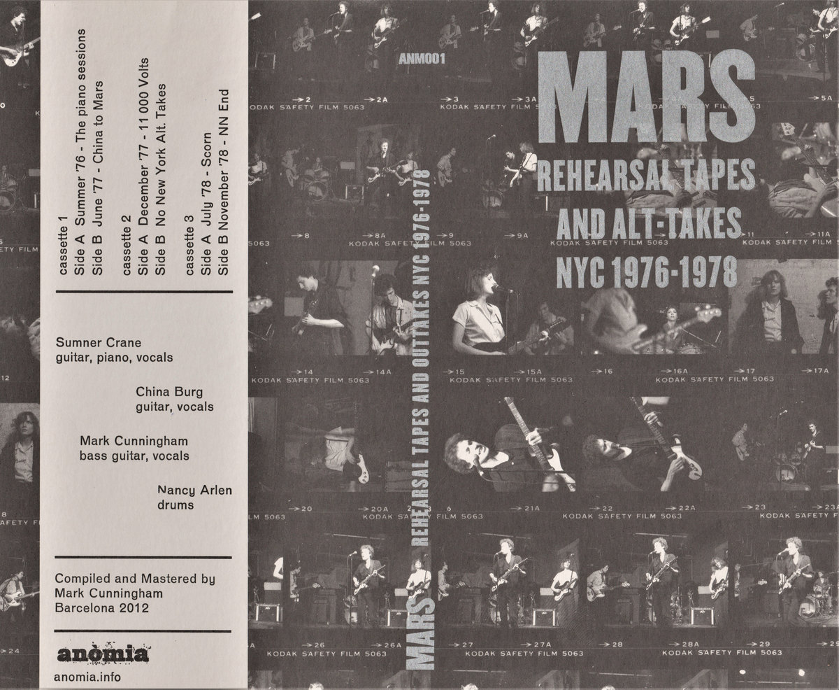 TAPES REHEARSAL / MARS 洋楽 & Releases | 1976-1978 NYC Alt-Takes And Tapes Rehearsal – Mars TAKES ALT. 洋楽