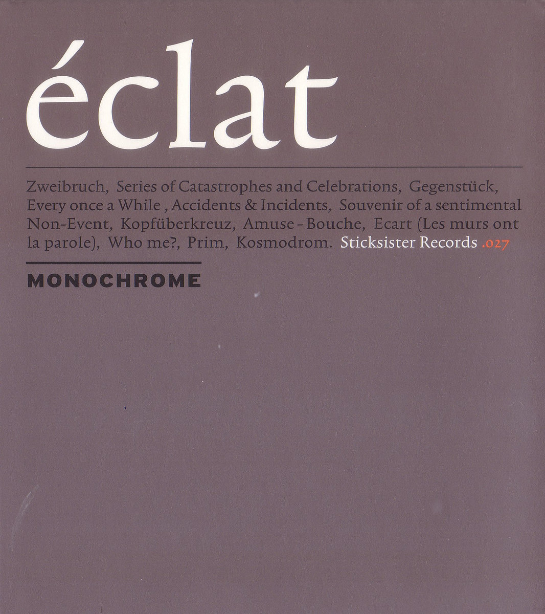 Ecart (les murs ont la parole)