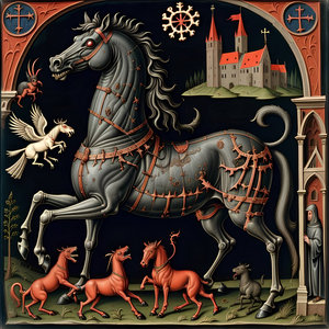 Upon Thy HorsesMoreine cover