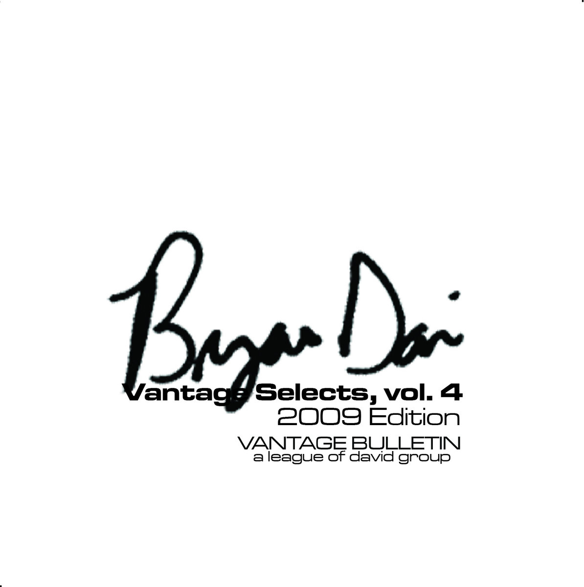 Vantage Selects Vol 4 Bryan Davis Vantage Bulletin