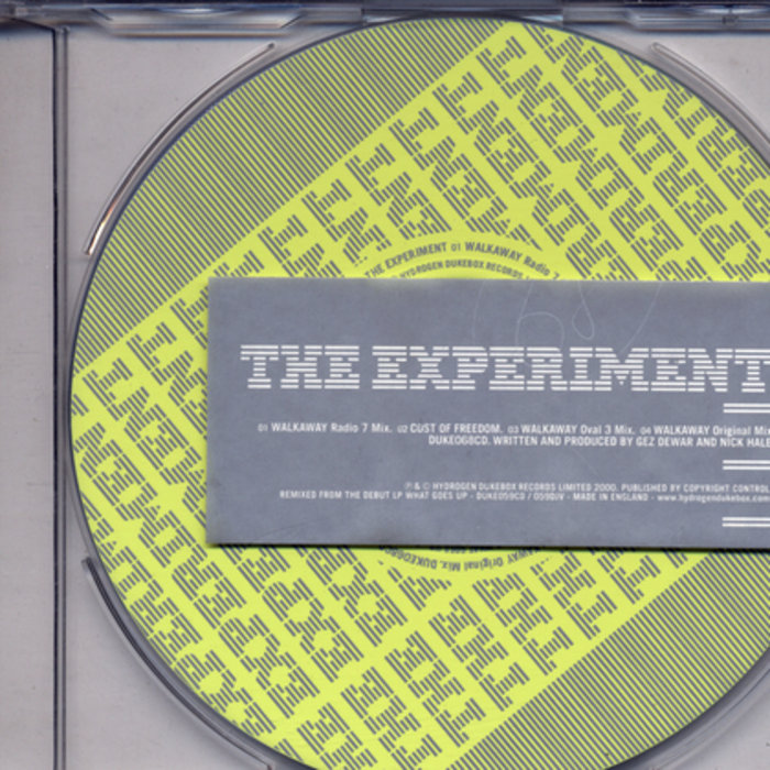 Walkaway EP DUKE068 | The Experiment | Hydrogen Dukebox Records
