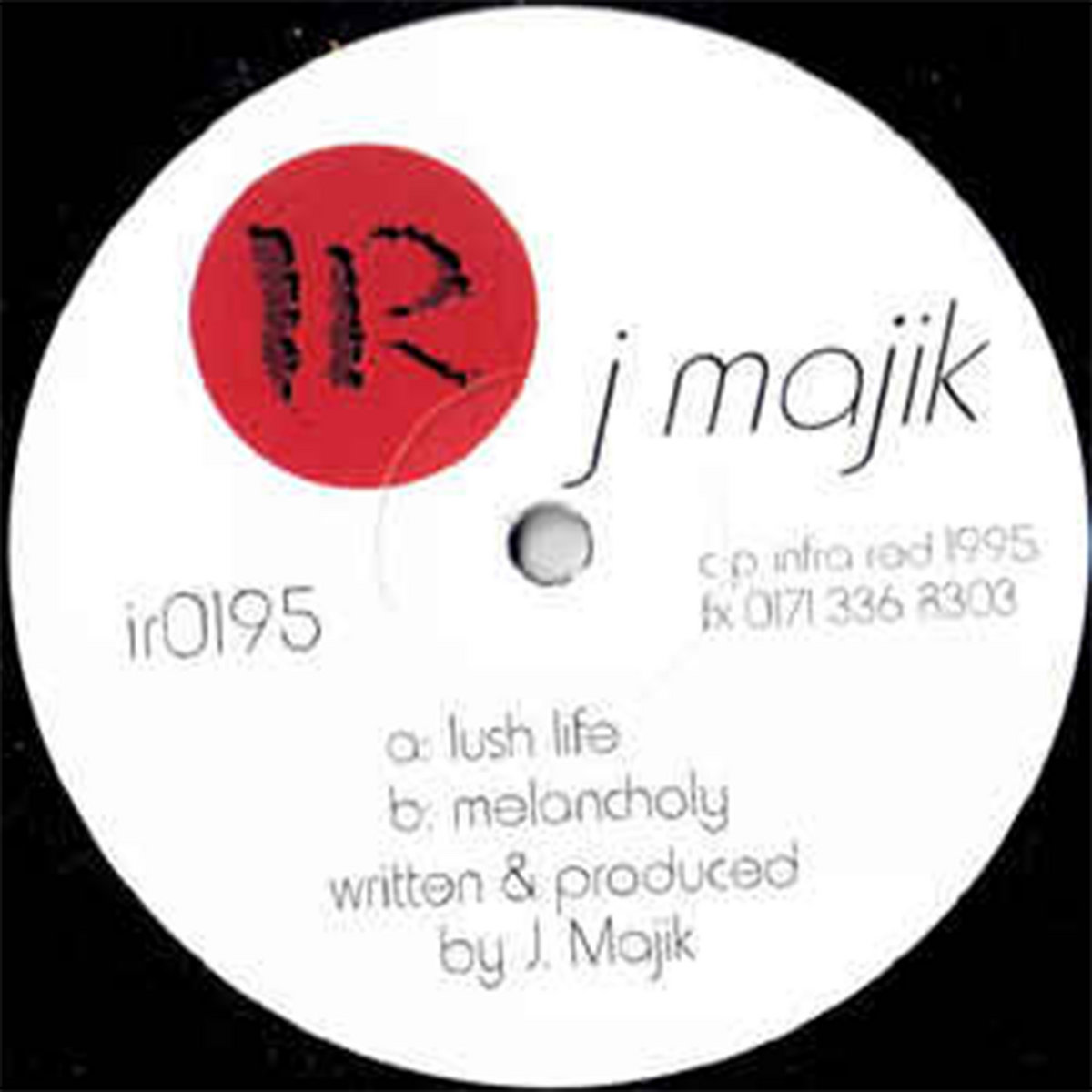 J Majik ‎– Lush Life - 1995 - WAV (INFRA004) | Infrared Records