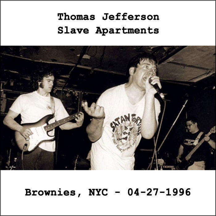 Brownies 04271996 Thomas Jefferson Slave Apartments