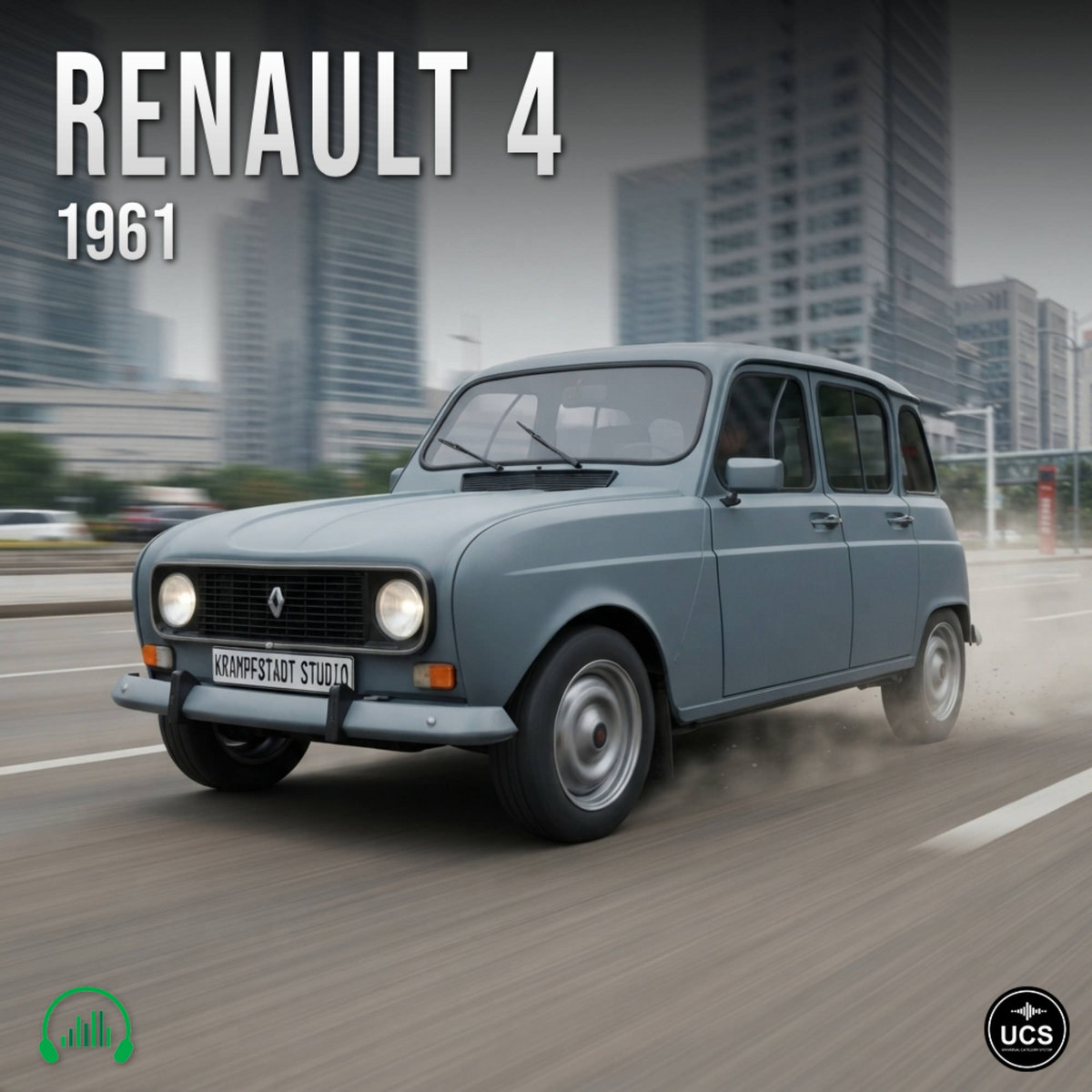 Renault 4 1961 Subcompact Supermini Car
