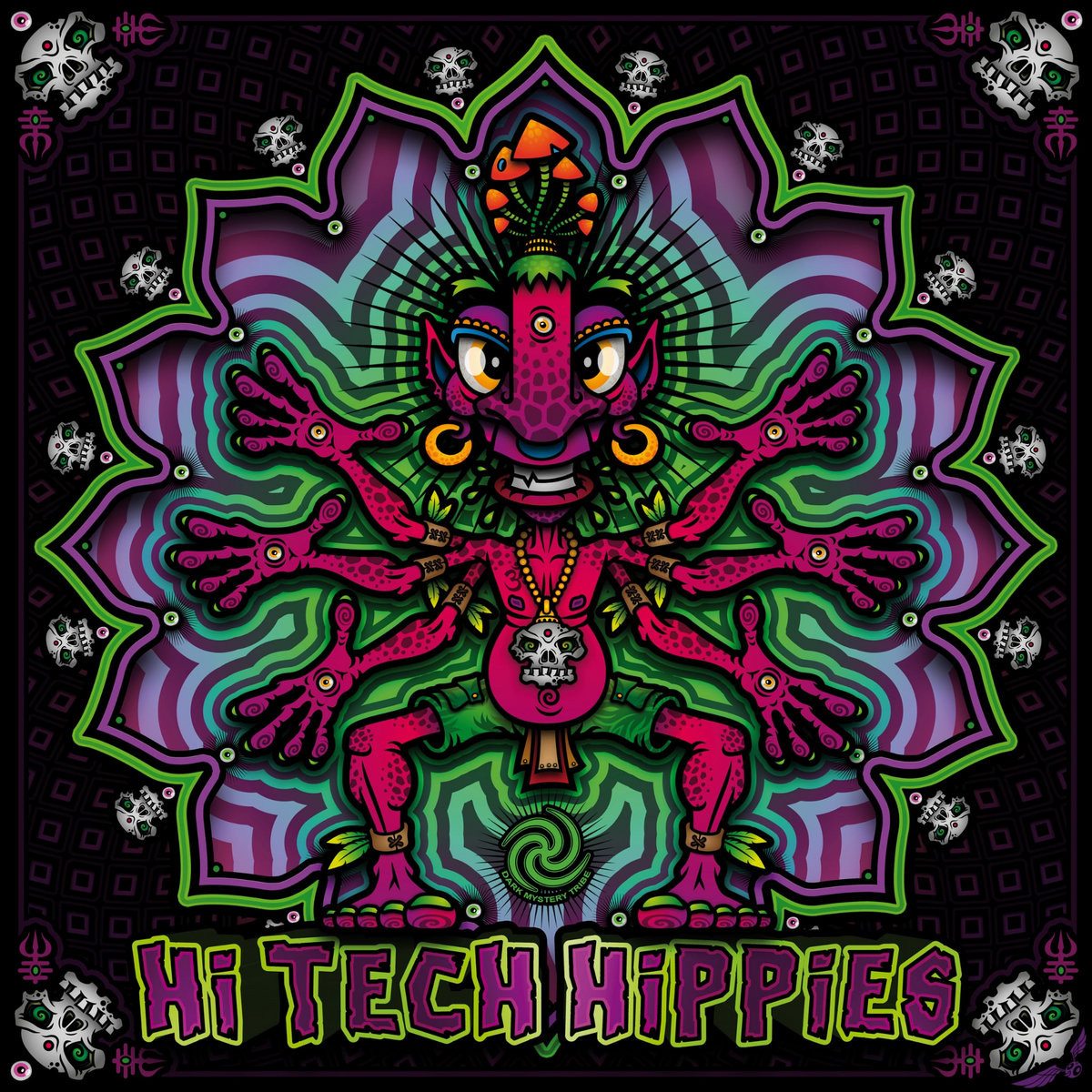 SPACE TRIBE ボディバッグ Rave Psychedelic Tech Space Tribe Clothing & Deco