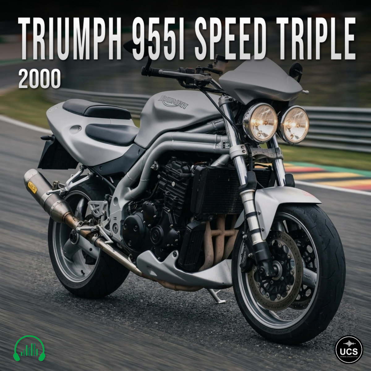 Triumph 955i Speed Triple 2000 Streetfighter Muscle Bike Motorcycle