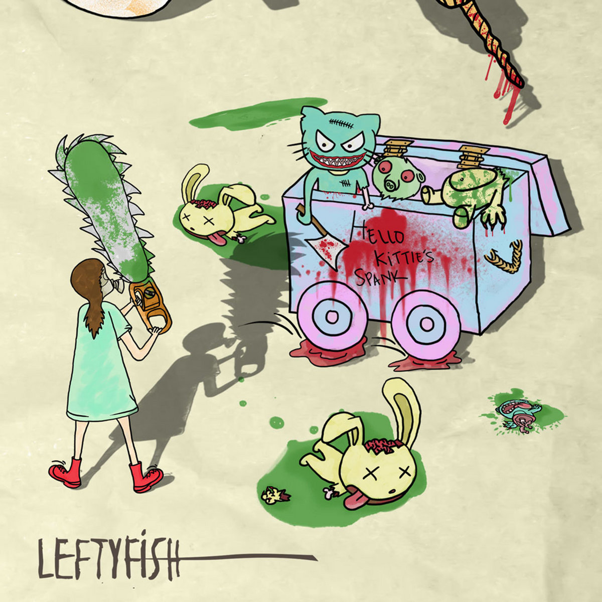 Hasil gambar untuk Lefty Fish: Hello Kittieâs Spank