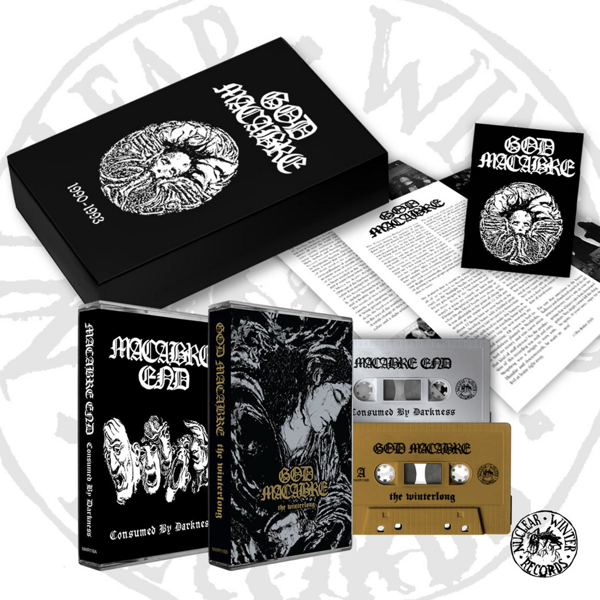 Cro-Magnon Joints EP 1&2セット販売 屍を越えて 収録 1990-1993' tape boxset | GOD MACABRE / MACABRE END | Nuclear