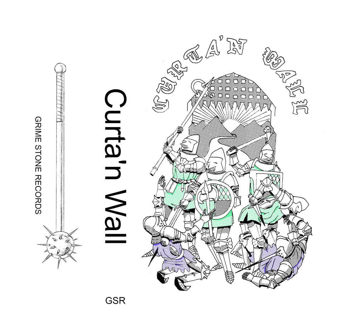 Curta'n Wall - S/T | Curta'n Wall | Grime Stone Records