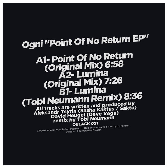 Point Of No Return EP | Ogni | SAKTU