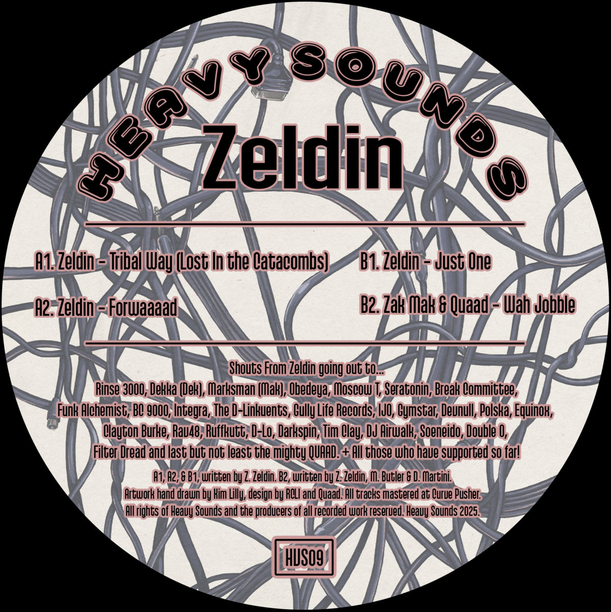 アート・デザイン・音楽 HEAVYWEIGHT HVS09) HVS09 | Zeldin | HEAVY SOUNDS