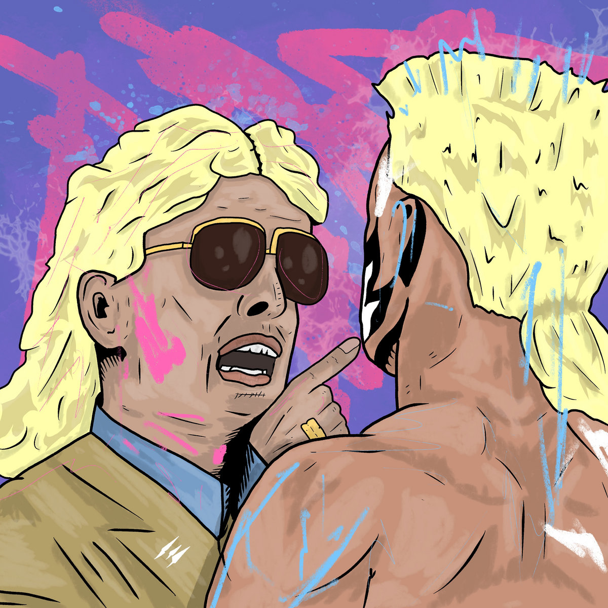 Mickey Diamond & Pro Dillinger レコード Sting Vs. Flair [REISSUE] (LP) | Mickey Diamond x Pro Dillinger