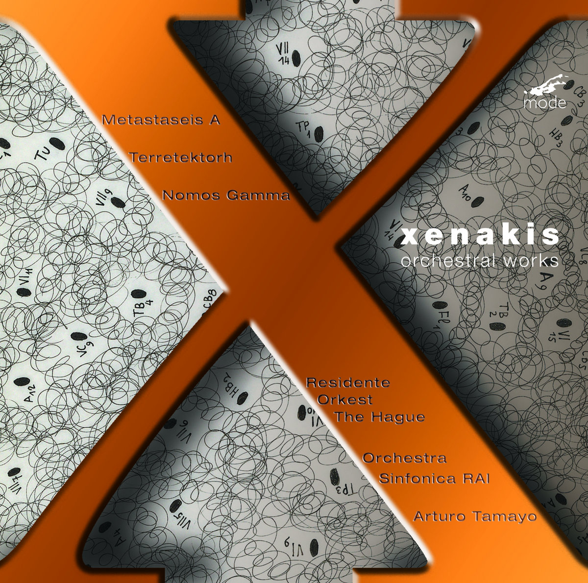 【T8650】Iannis Xenakis Xenakis Edition 6: Music for Strings (mode152) | Iannis Xenakis