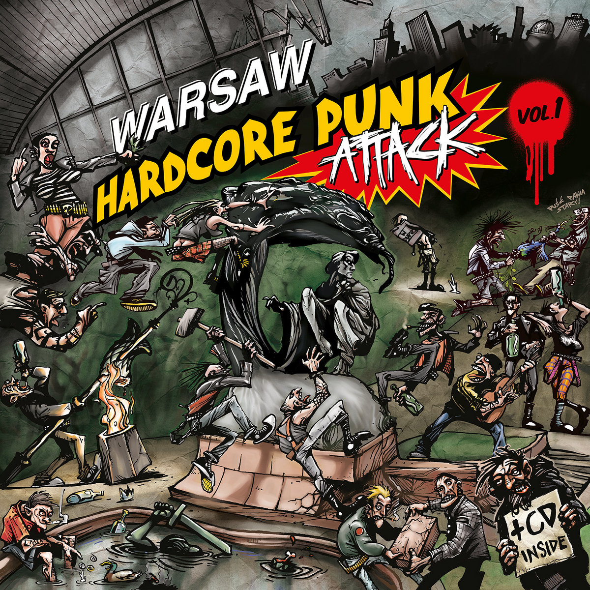 V/A WARSAW HARDCORE PUNK ATTACK VOL.1 LP | No Pasaran Records