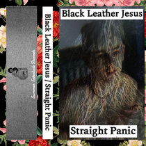 Split c30 with BLACK LEATHER JESUS cover art