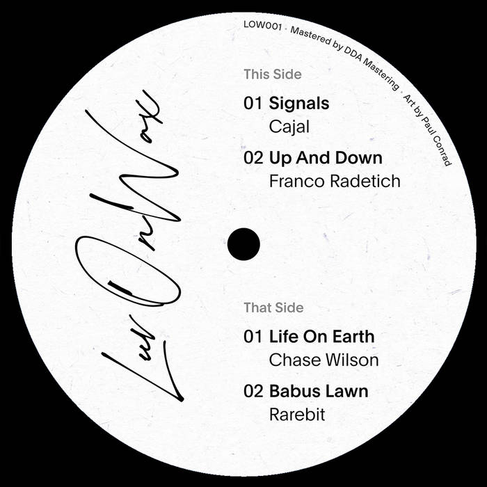 Cajal, Franco Radetich, Chase Wilson, Rarebit / Luv On Wax 001 Cajal, Franco Radetich, Chase Wilson, Rarebit / Luv On Wax 001