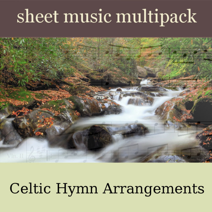 Celtic Hymns in Harmony String Quartet, Trio or Duo Sheet Music Multipack 2 Celtic Hymns in