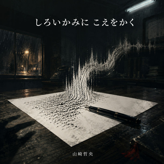 白い紙に声を書くのBandcamp公式ジャケット