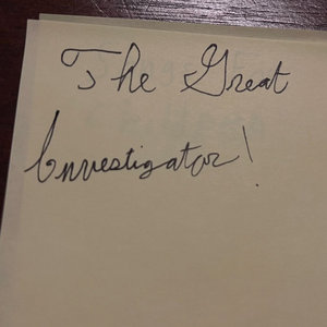 The Great Investigator cover
