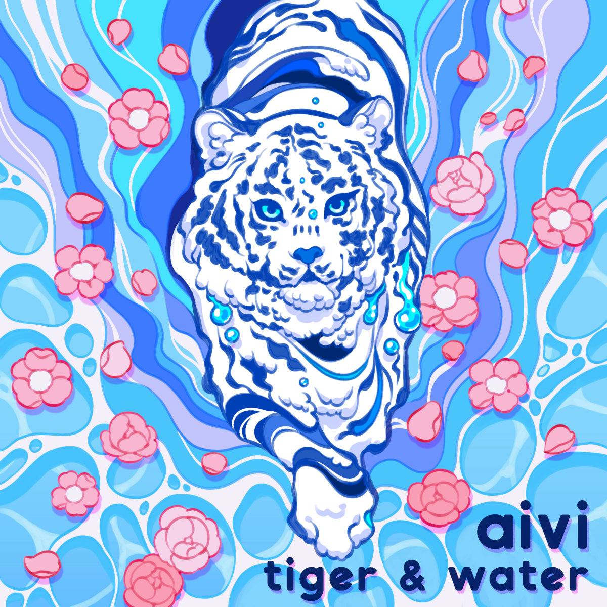 tiger & water by aivi