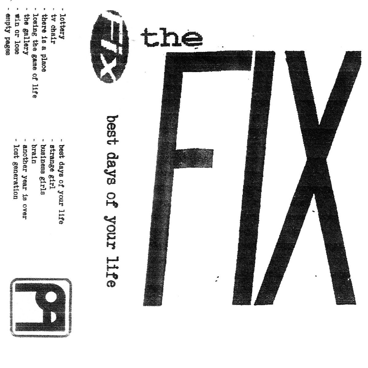 ポップス+ロック(邦楽) 3 SONGS F.I.X. Best Days of Your Life | The Fix | Pop Affliction Records