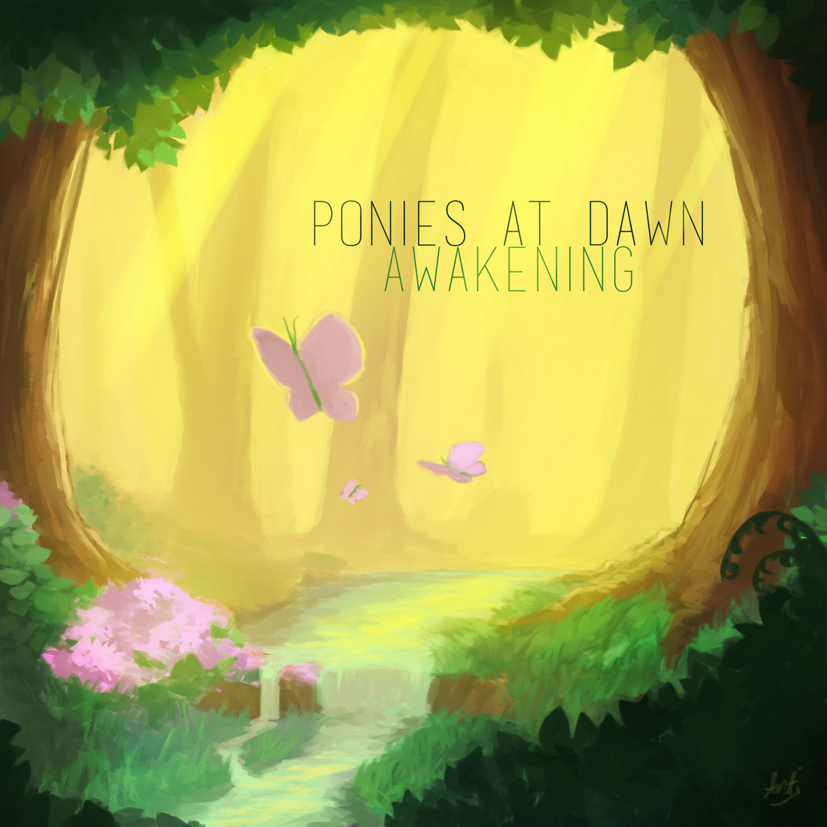 awakening ponies at dawn
