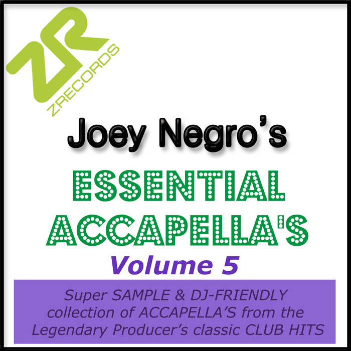 Joey Negro's Essential Acapellas Vol.5 | Z Records