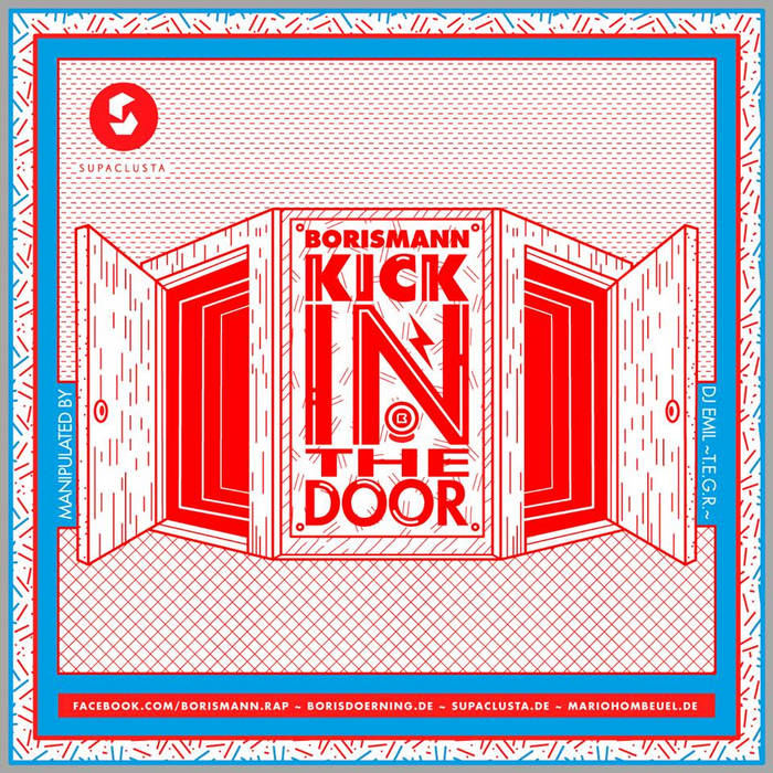 Kick in shop the door