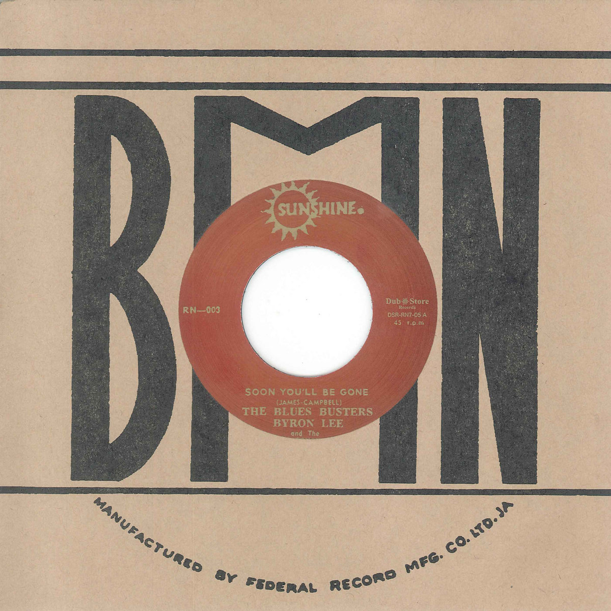 The Blues Busters - Soon You'll Be Gone / I Don't Know | Dub